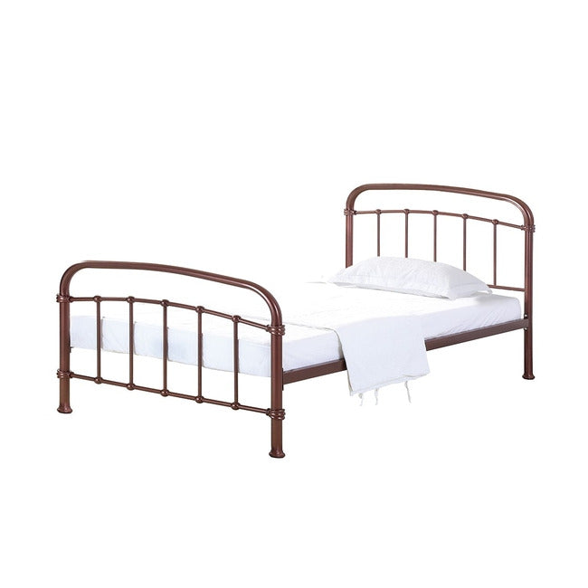 Luminosa Living Hudson Metal Bed Frame - Copper single 2