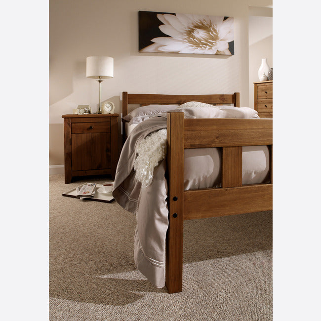 Luminosa Living Hamilton Wooden Bed Frame - Single