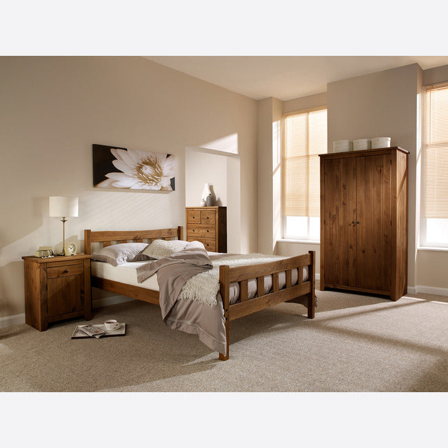 Luminosa Living Hamilton Wooden Bed Frame - Single