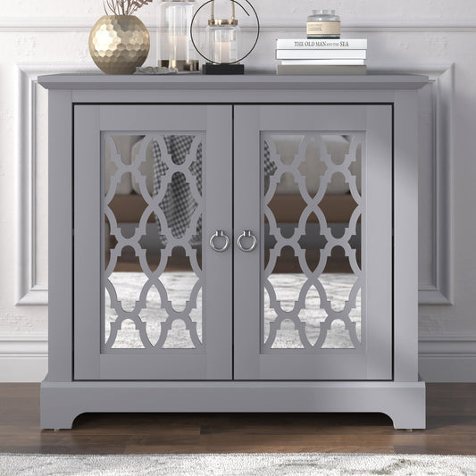 GFW Honiton 2 Door Sideboard - Grey