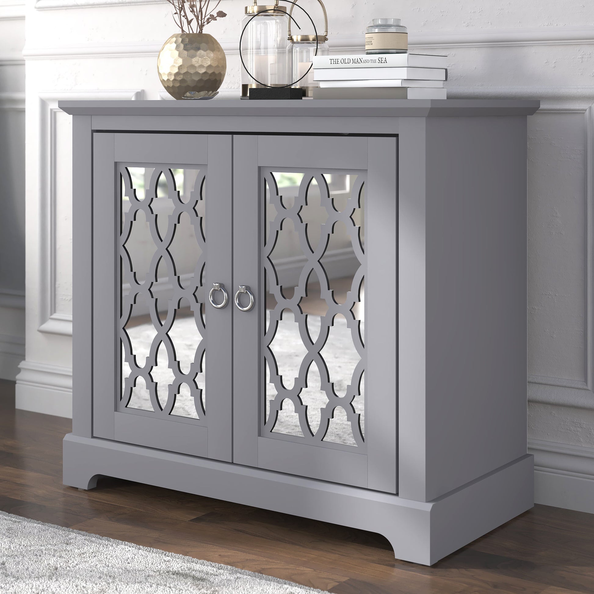 GFW Honiton 2 Door Sideboard - Grey 2