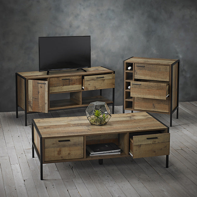 Luminosa Living Houston Coffee Table With Drawers 2