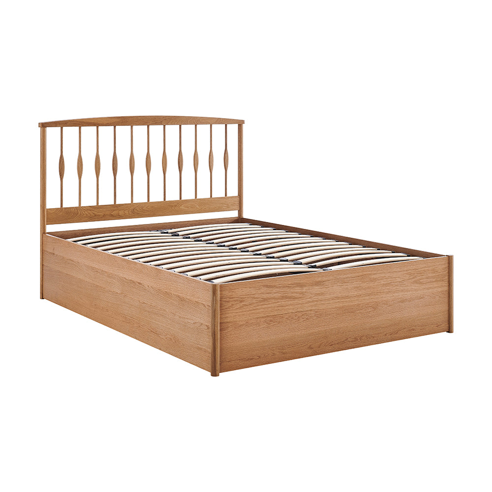 Limelight Juno American Oak Ottoman Bed Frame - without mattress