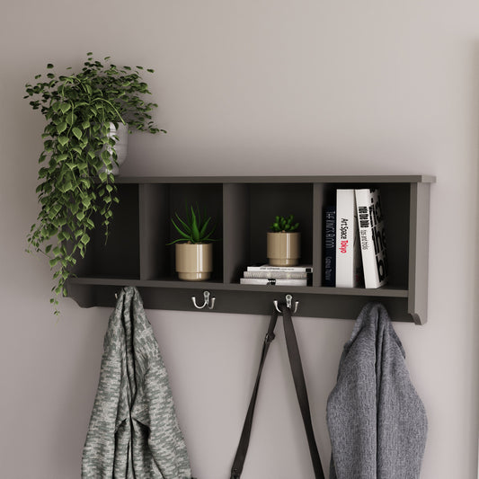 GFW Kempton Wall Rack - Grey