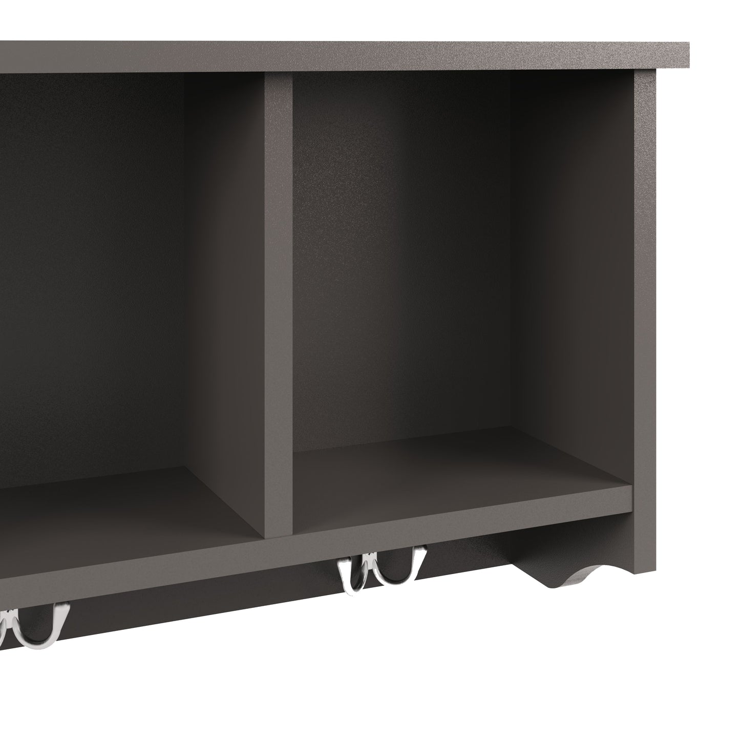 GFW Kempton Wall Rack - Grey 2