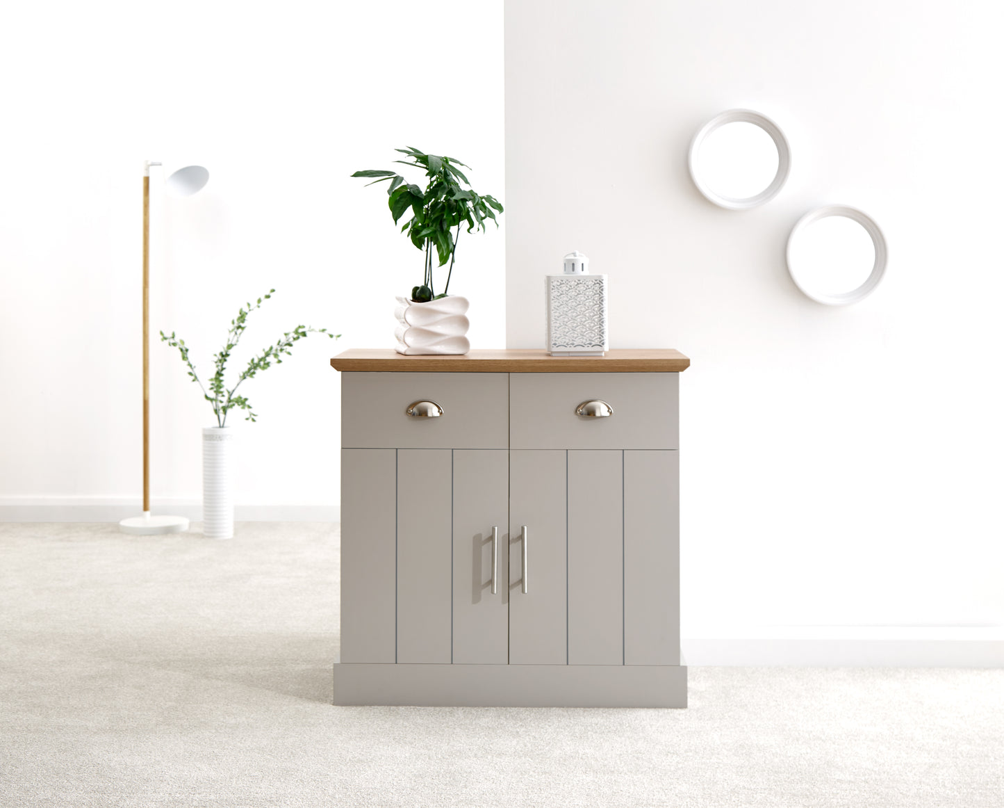 GFW Kendal Compact Sideboard - Grey