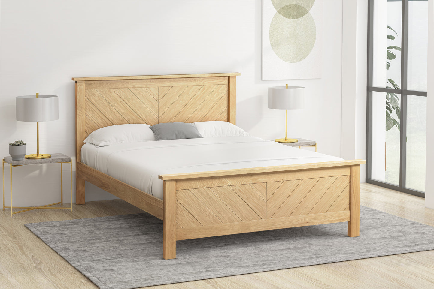 Limelight Kenji Wooden Bed - Double