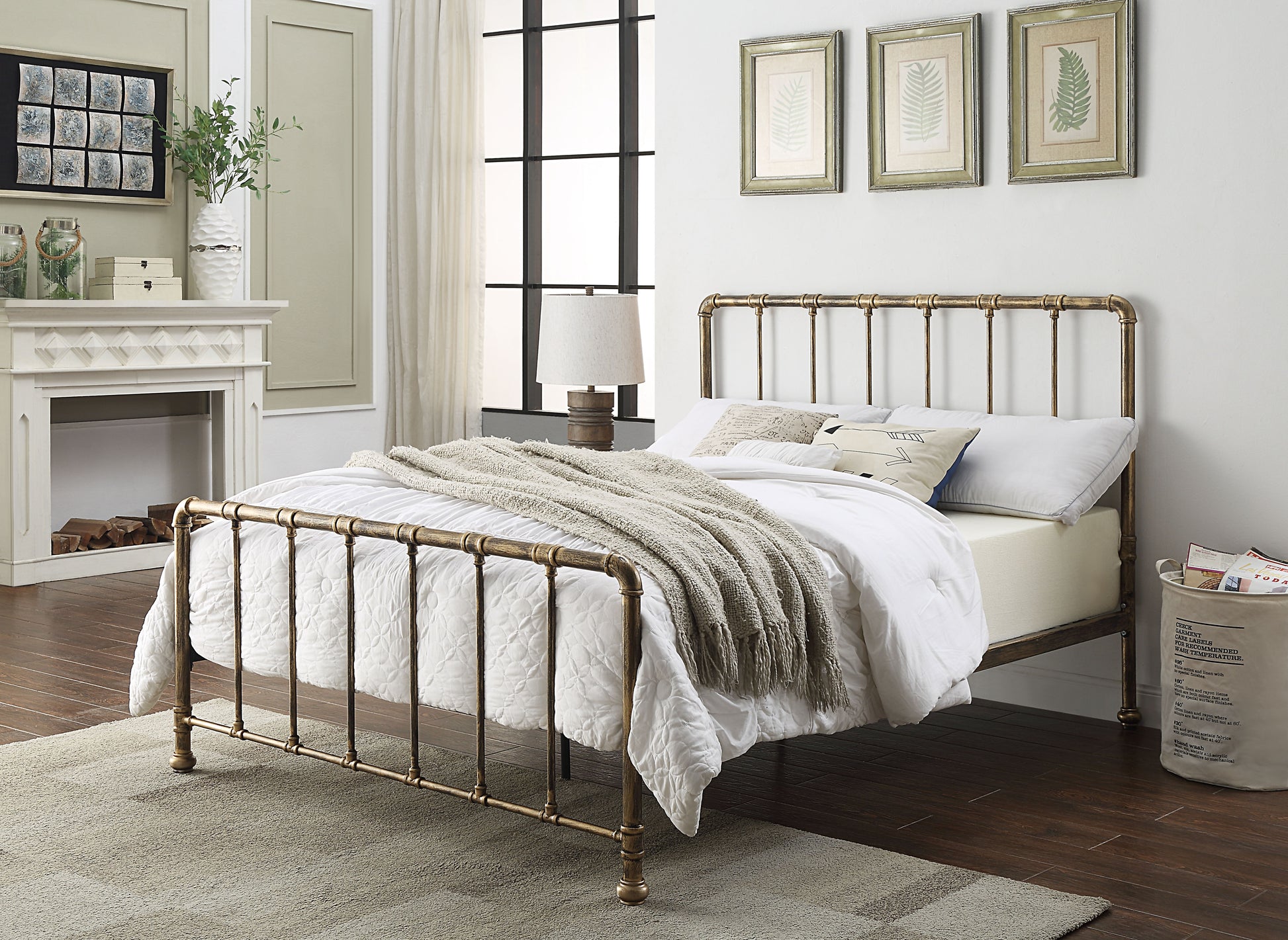 Kingston Bronze Metal Bed Frame - Kingsize