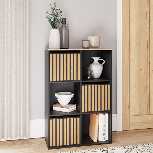 GFW Kube 2x3 Shelf Storage Cube - Black