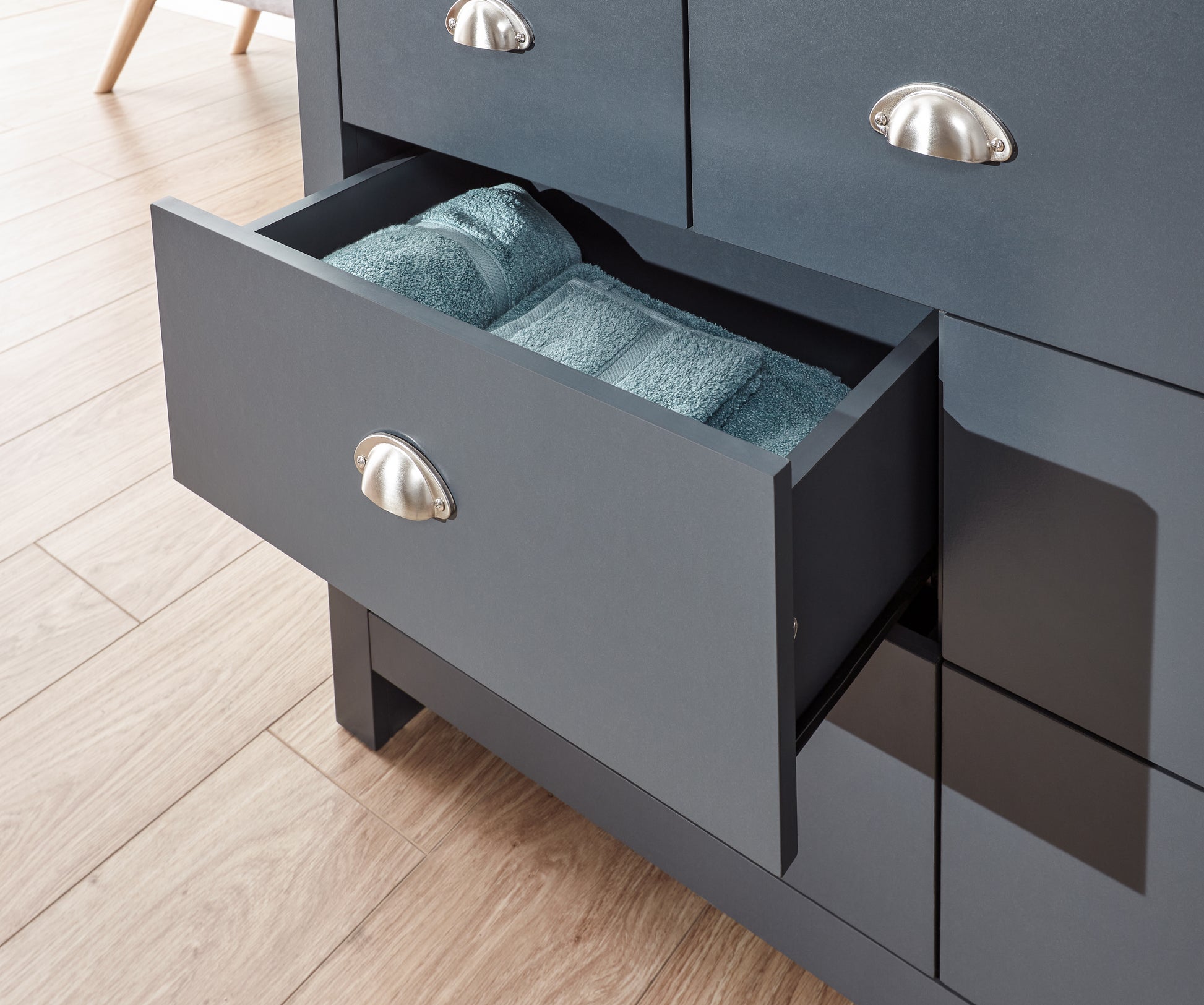 GFW Lancaster Merchants Chest - Slate Blue 4