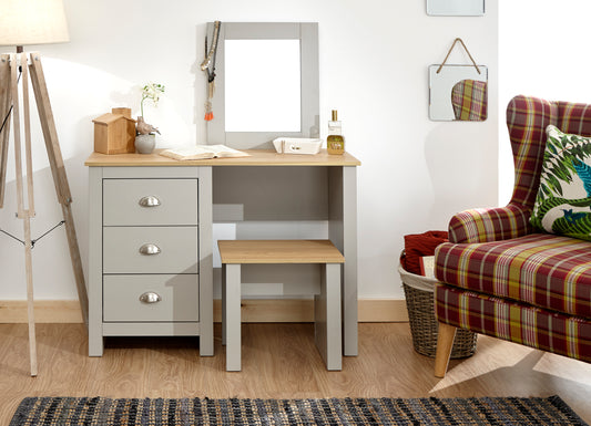 GFW Lancaster Dressing Table - Grey