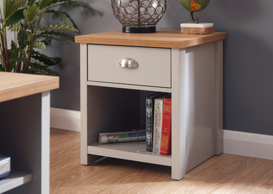 GFW Lancaster Lamp Table - Grey