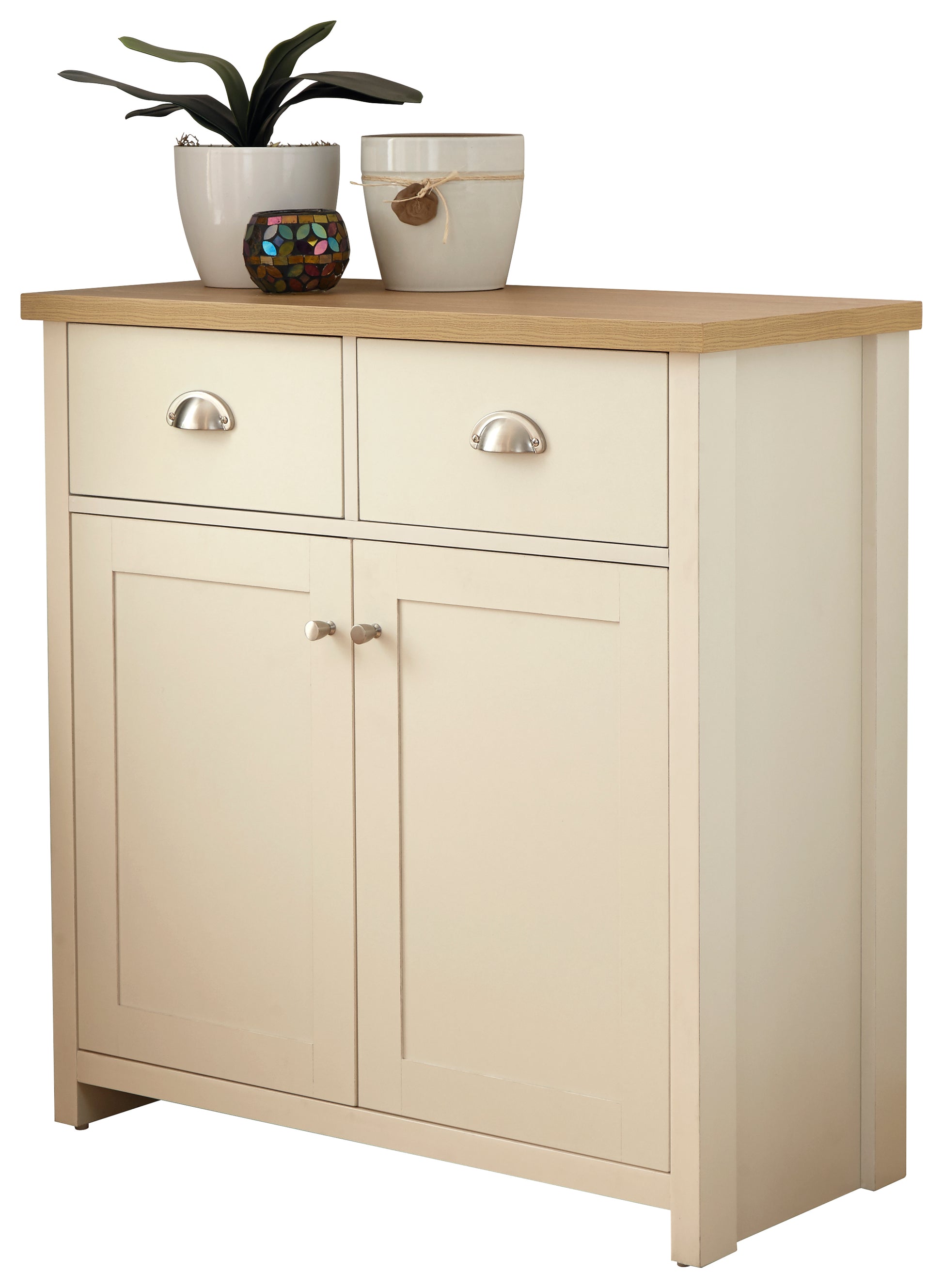 GFW Lancaster Compact Sideboard - Cream 3