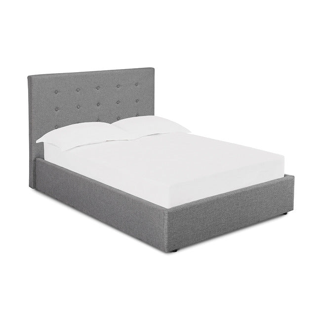 Luminosa Living Liberty Fabric Ottoman Bed - Grey small double