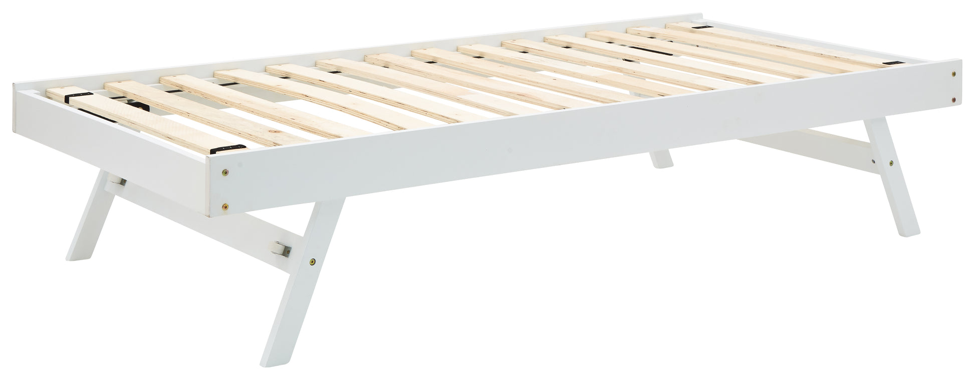 GFW Madrid Wooden Trundle - White 3