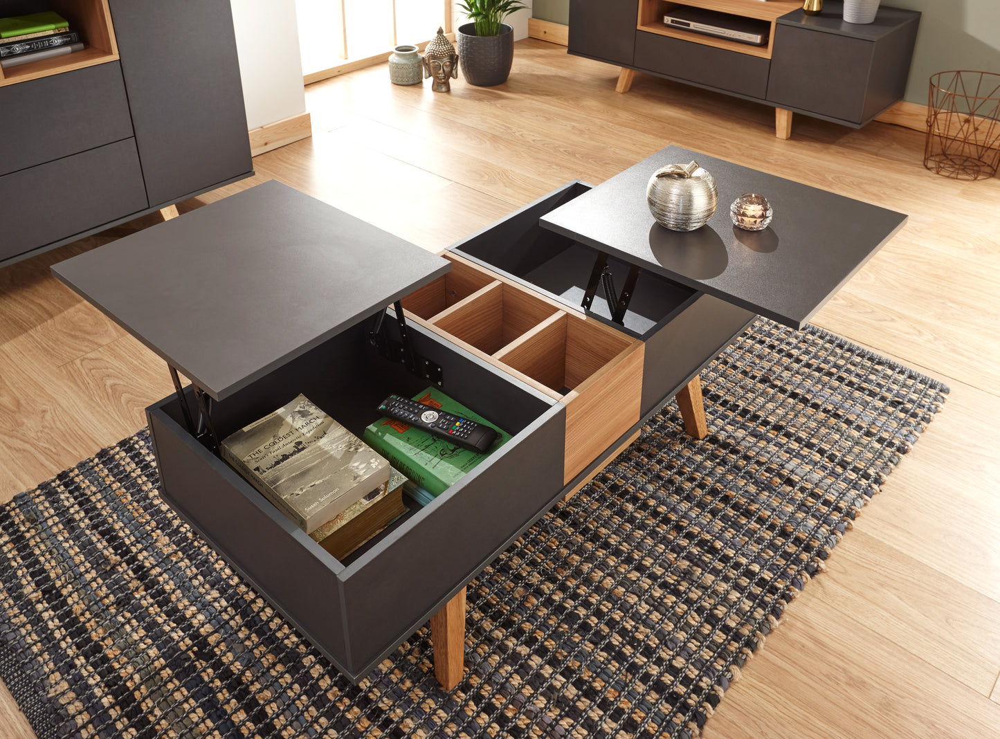 GFW Modena Double Lifting Coffee Table 2