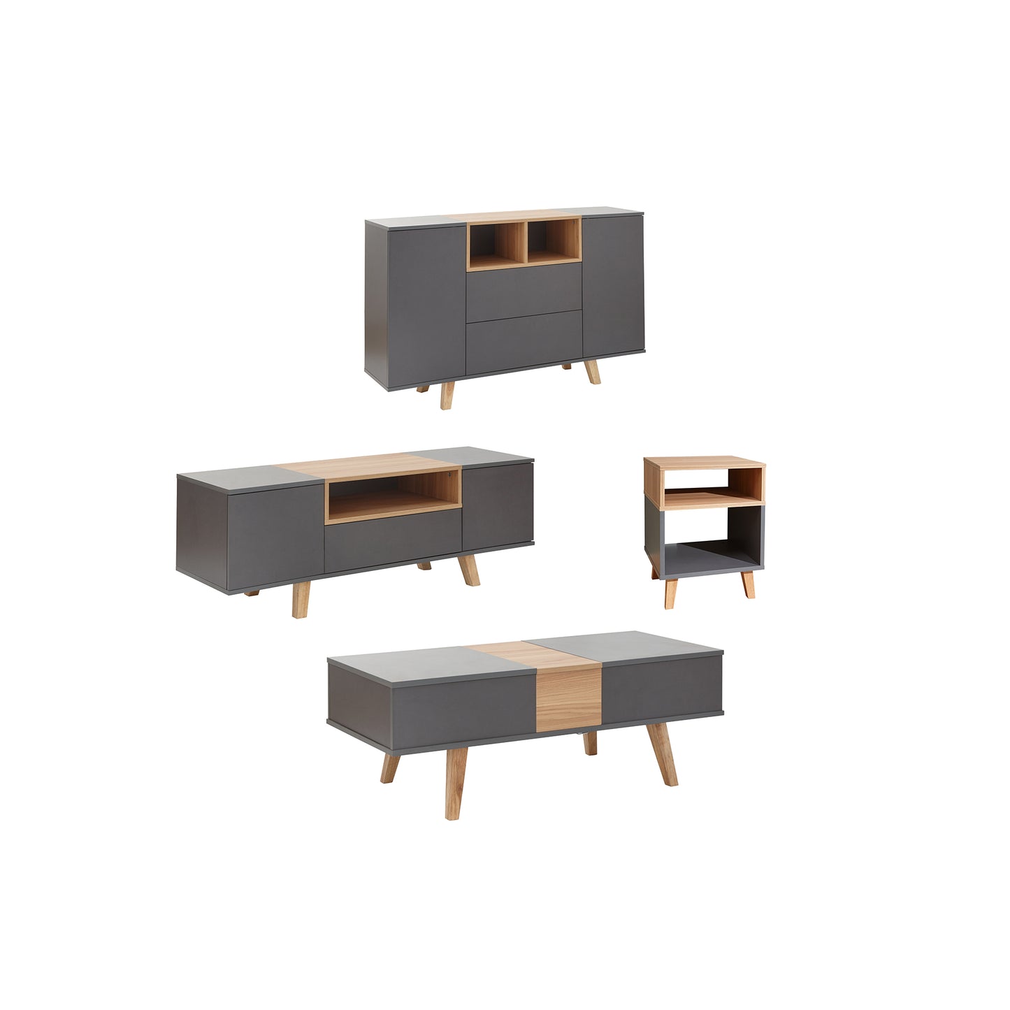 GFW Modena 4 Piece Furniture Set