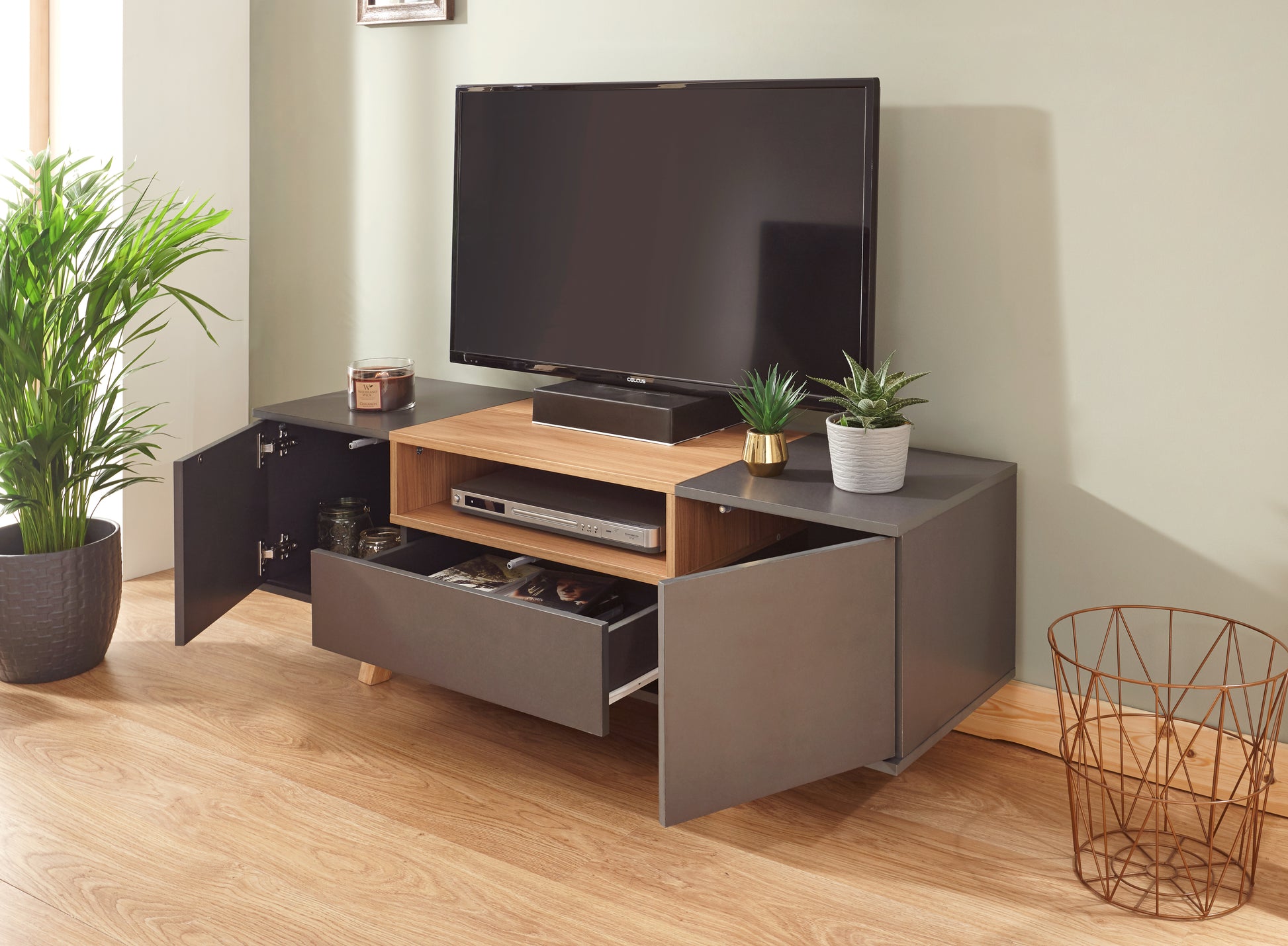 GFW Modena TV Unit Grey 2