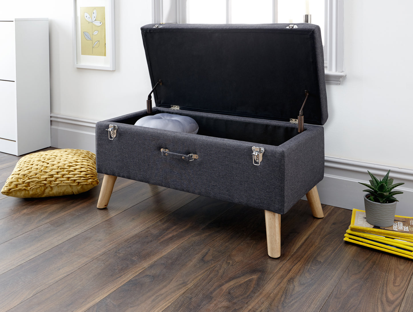 GFW Minstrel Blanket Box - Charcoal 2