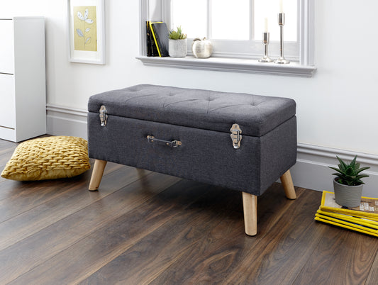 GFW Minstrel Blanket Box - Charcoal