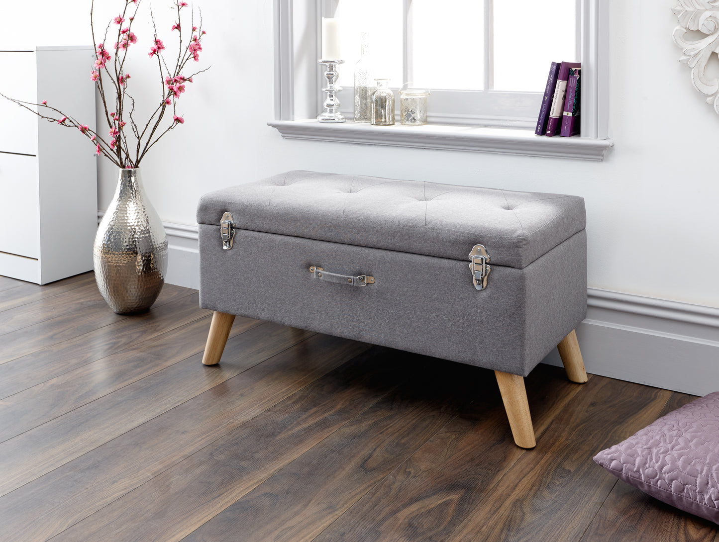 GFW Minstrel Blanket Box - Grey