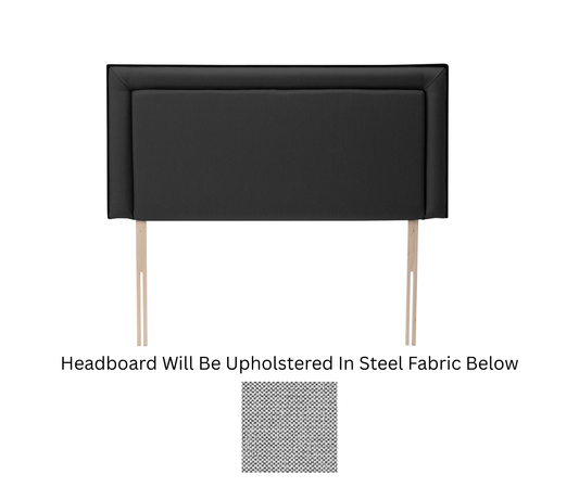 Silentnight Malvern Steel Strutted Headboard - Kingsize