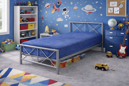 Kids Manor Bed Frame & Waterproof Mattress Bundle - Single