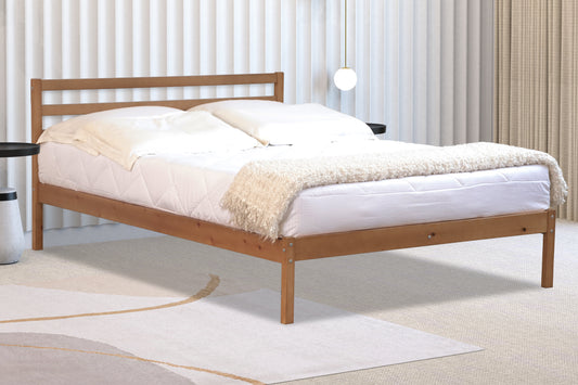 Monroe Wooden Bed Frame - Oak 3