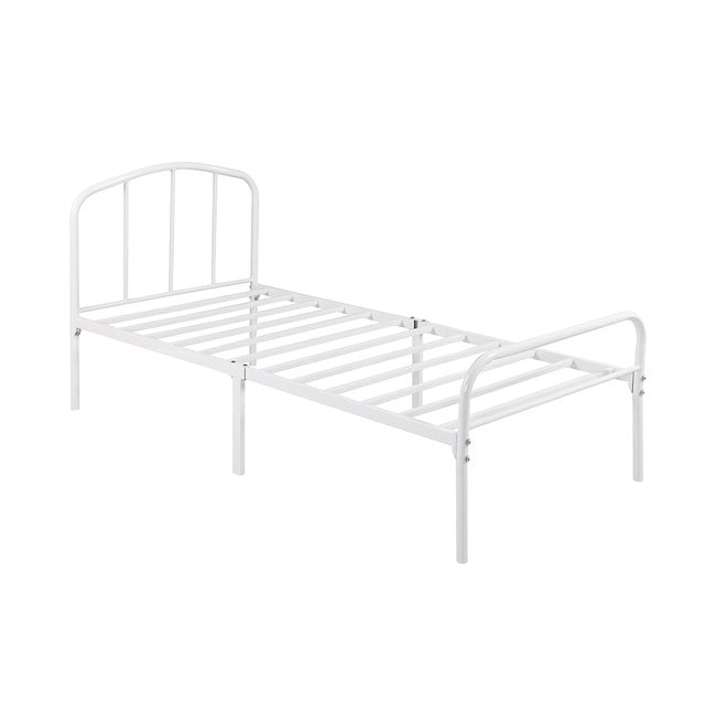 Luminosa Living Monroe Metal Bed Frame - White single 2