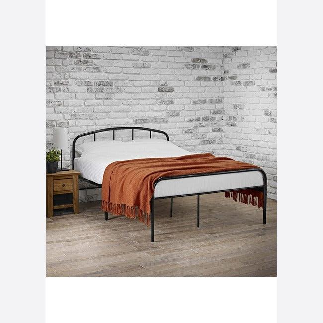 Luminosa Living Monroe Metal Bed Frame - Black small double