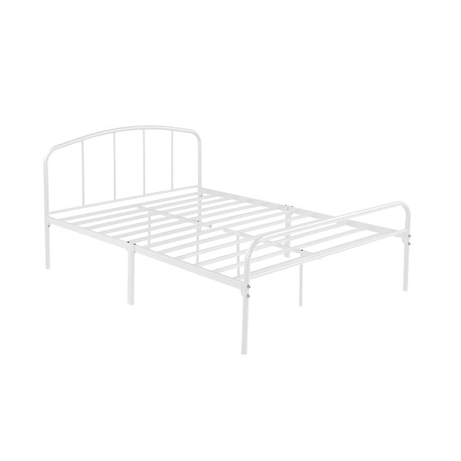 Luminosa Living Monroe Metal Bed Frame - White double 2