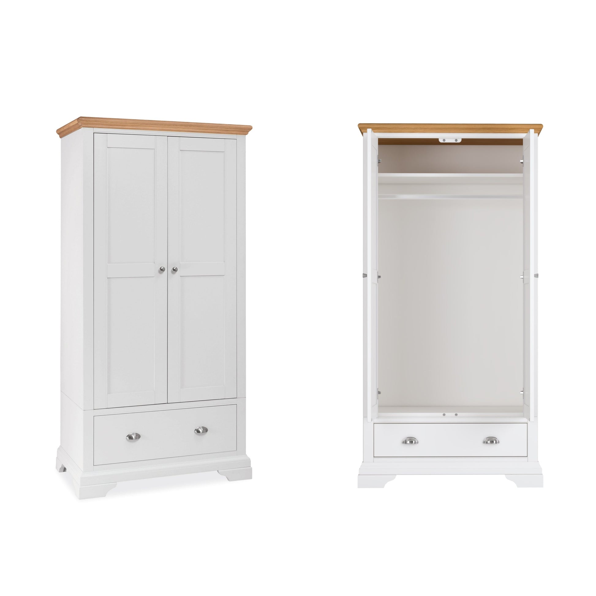 Bentley Hampstead Double Wardrobe - Two Tone