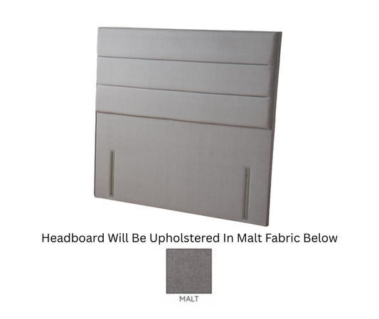 Sealy Monet Floor Standing Headboard - Double - Malt