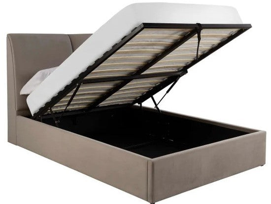 GFW Montrel End Lift Ottoman Bed Frame Open