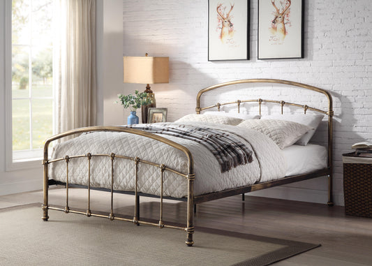 Maitland Metal Bed Frame - Antique Bronze