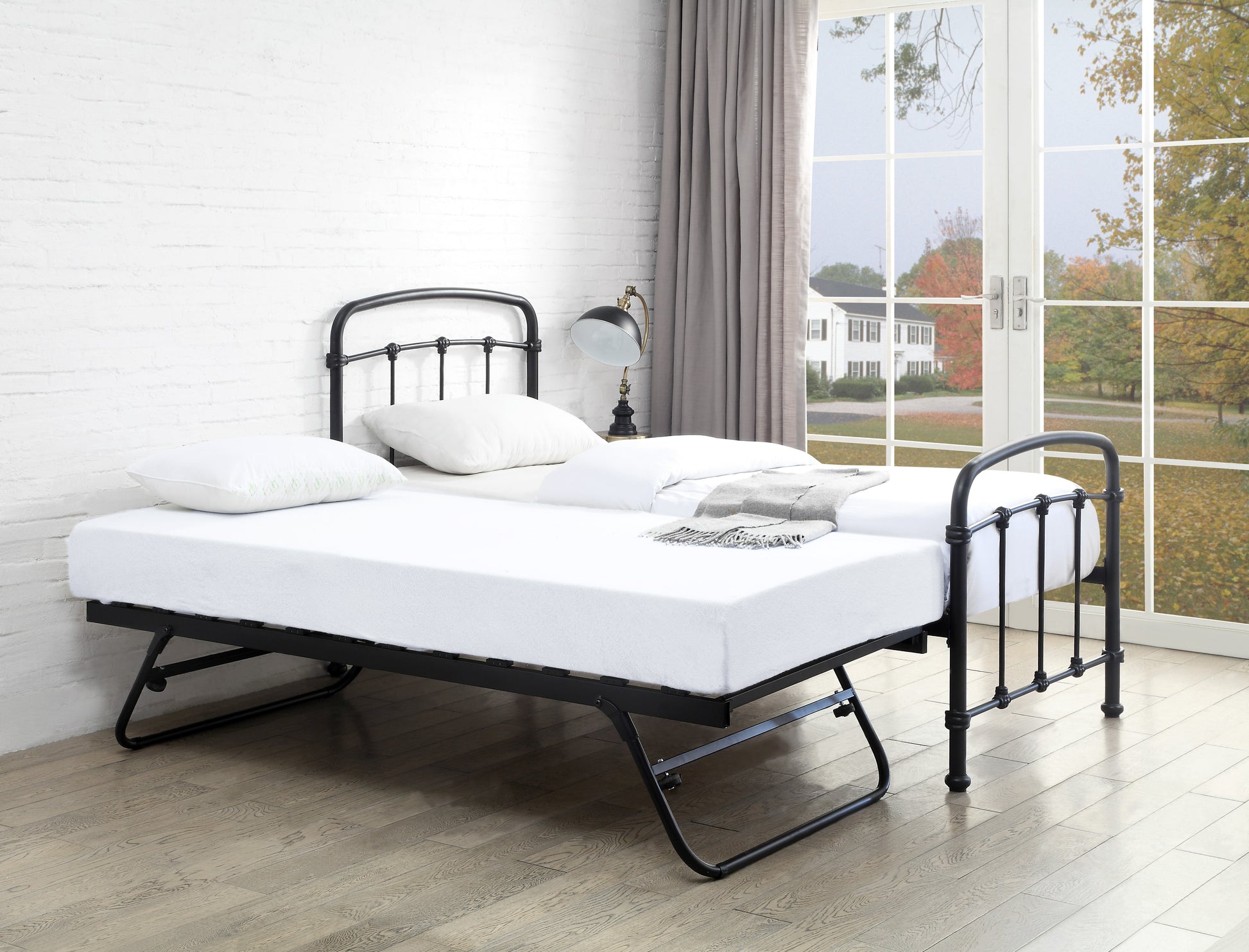 Maitland Metal Guest Bed - Sand Blast Black 3