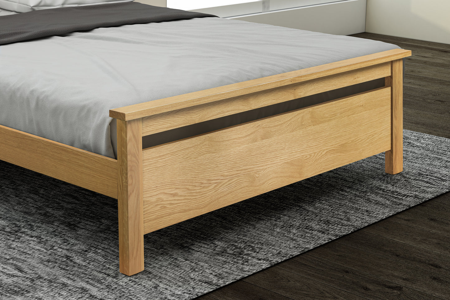 Limelight Nero Wooden Bed - Double 4