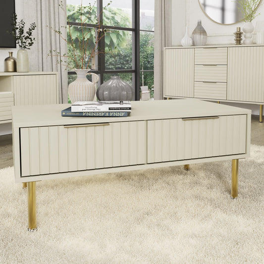 GFW Nervata Coffee Table - Ivory