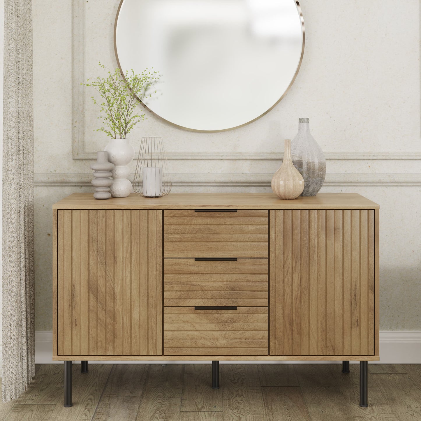 GFW Nervata Sideboard - Oak