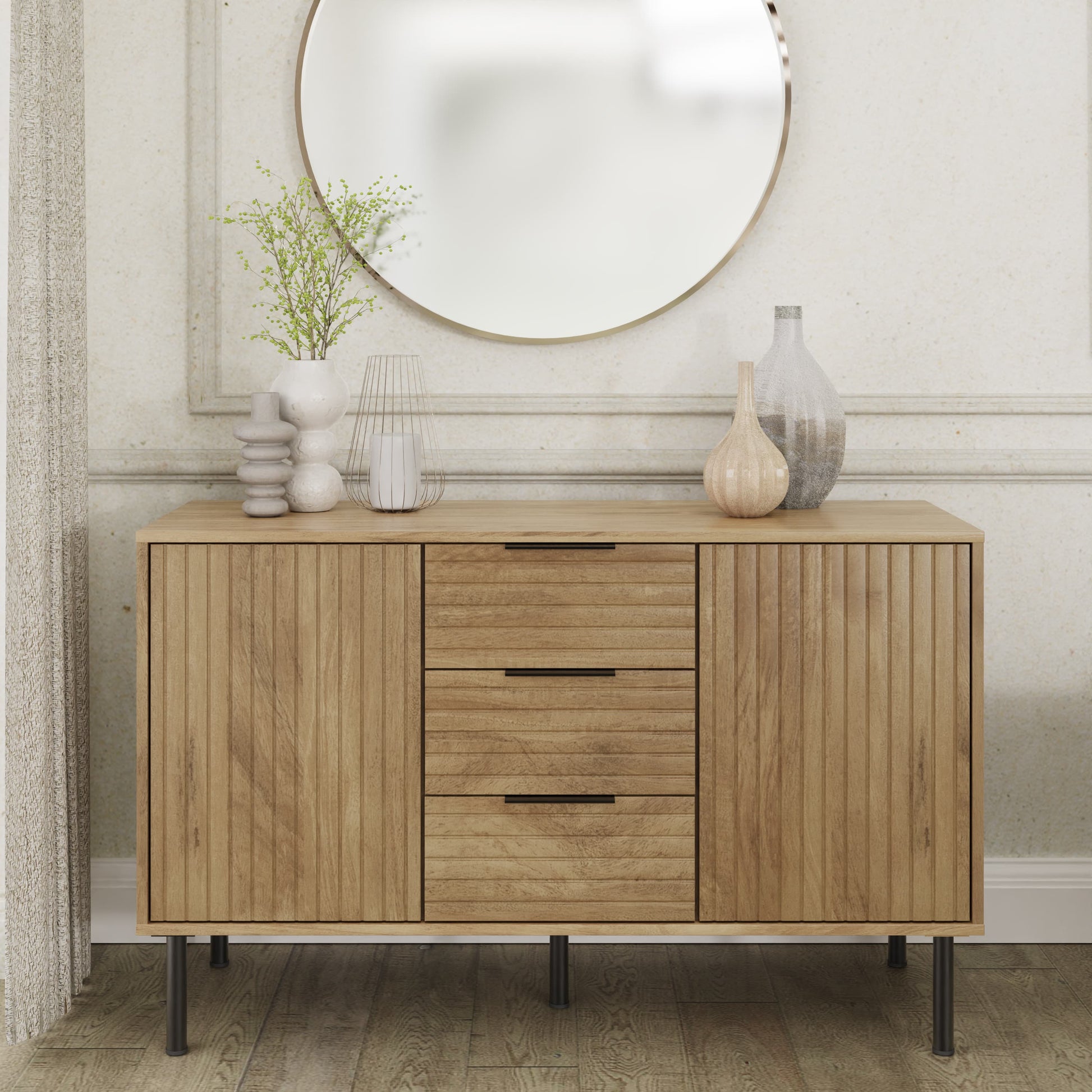 GFW Nervata Sideboard - Oak