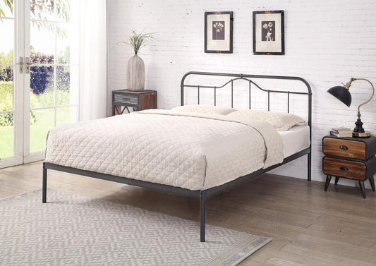 Queenstown Metal Bed Frame - Black