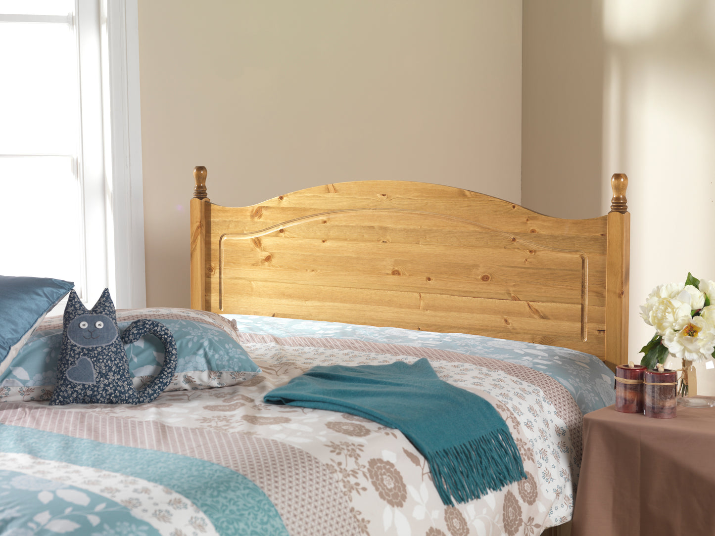 Orlando Wooden Headboard  - Small Double