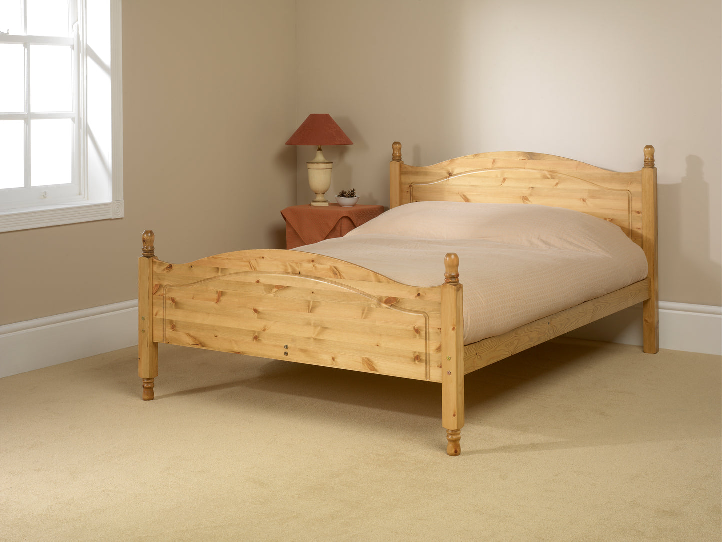 Orlando Wooden Pine High End Bed Frame - Double 2