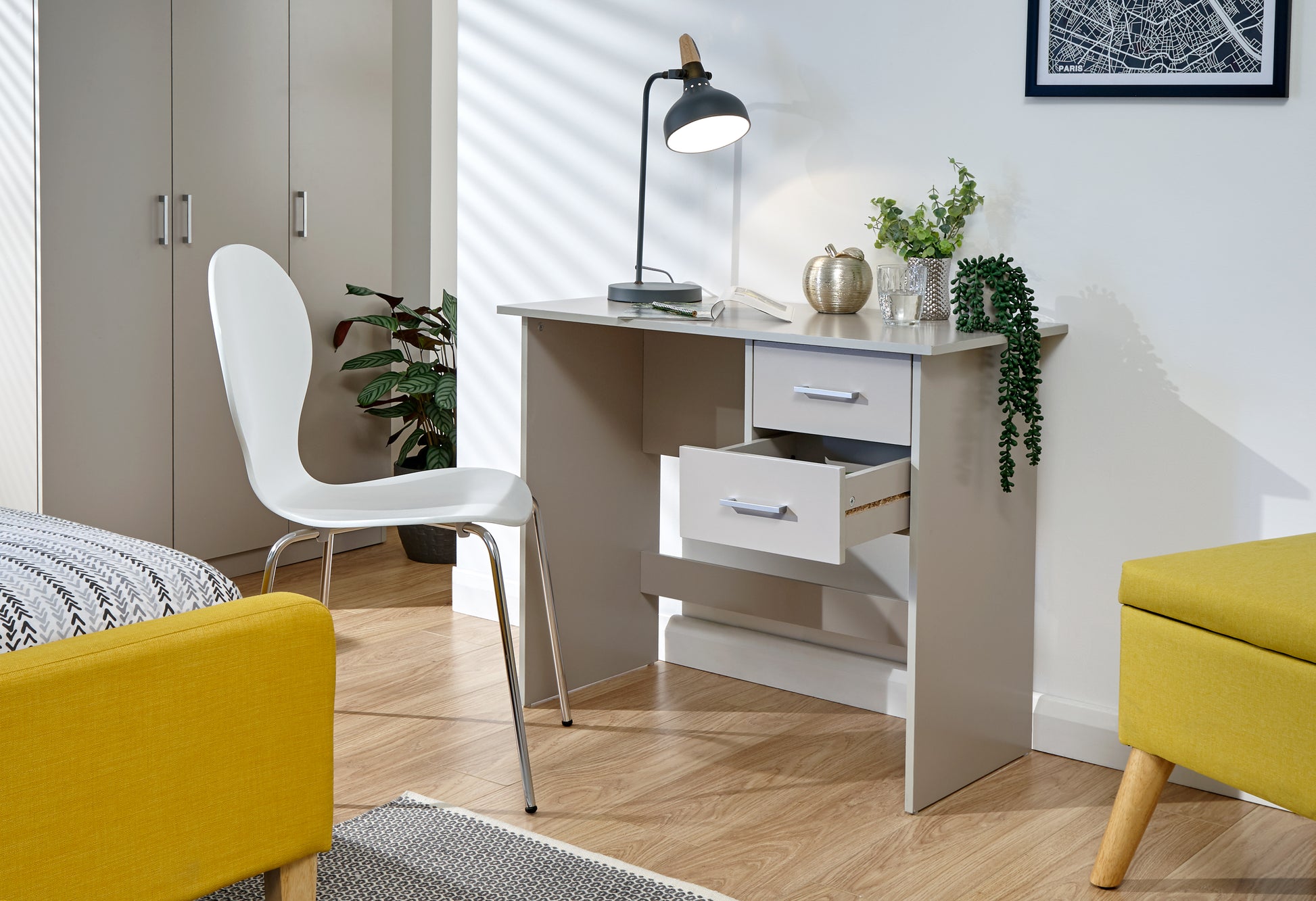 GFW Panama Desk - Grey