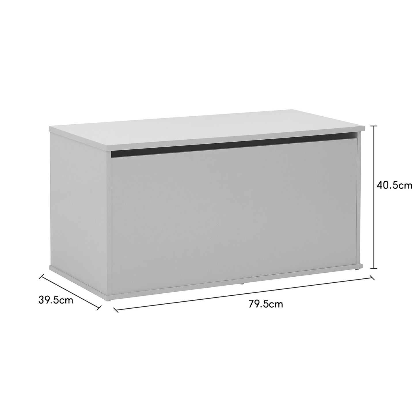 GFW Panama Wooden Blanket Box - Grey 4