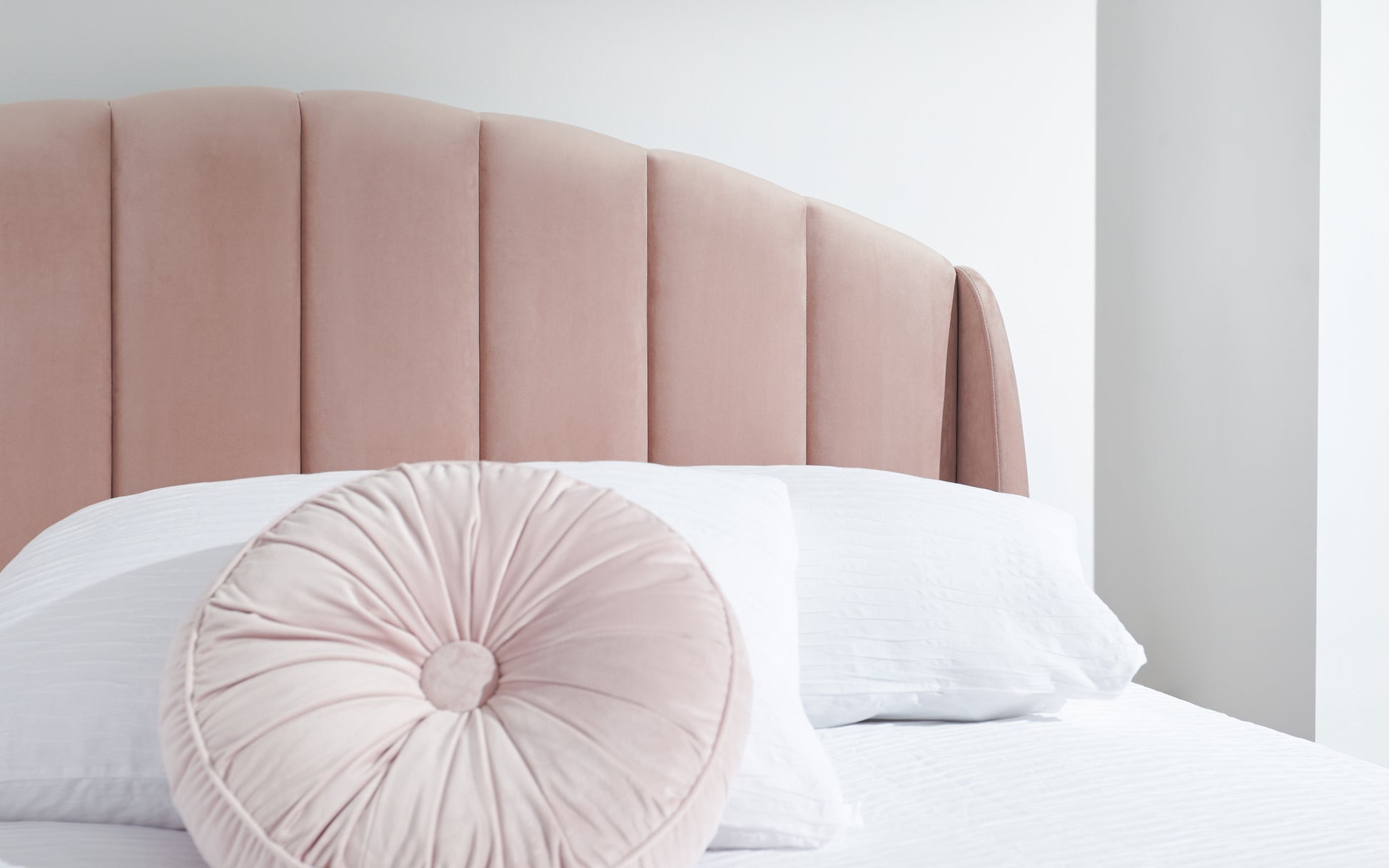 GFW Pettine End Lift Ottoman Bed - Blush Pink 3