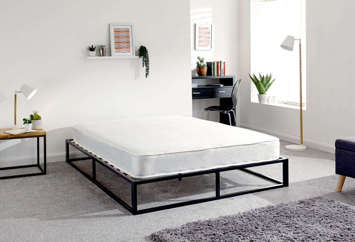 GFW Platform Metal Bed Frame - Double 3