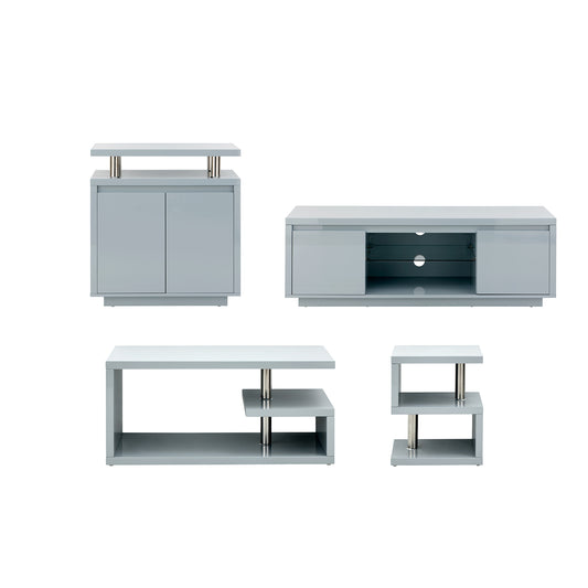 GFW Polar 4 Piece Furniture Set - Grey