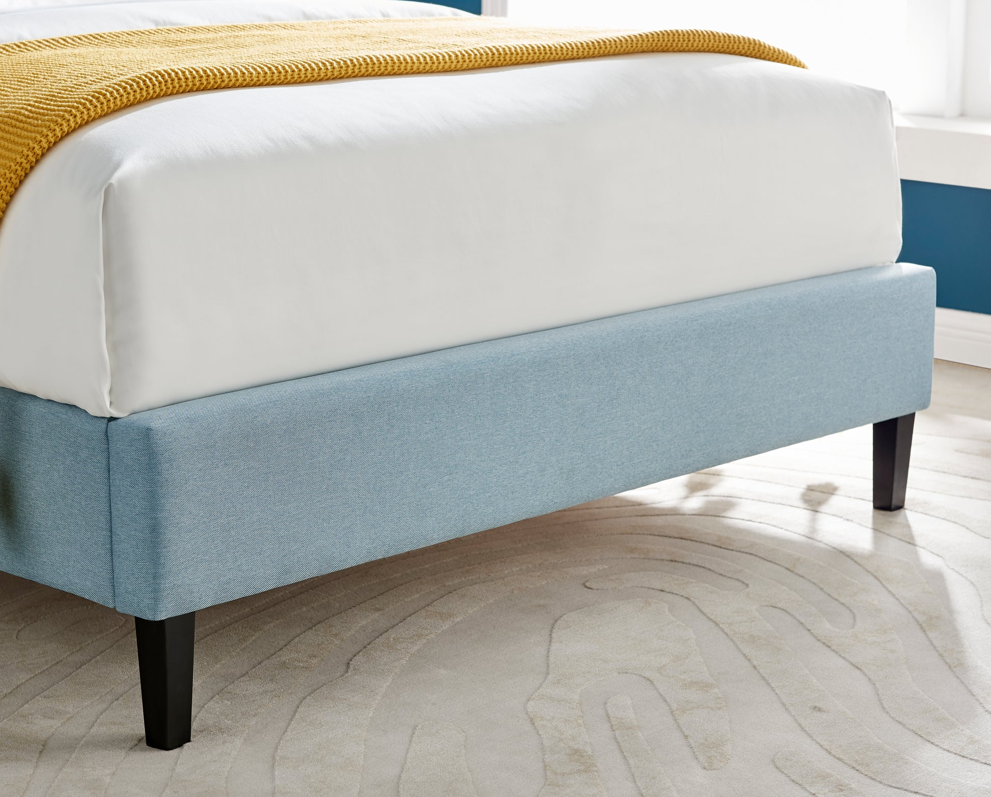 Plaza Fabric Bed Frame - Duck Egg 4