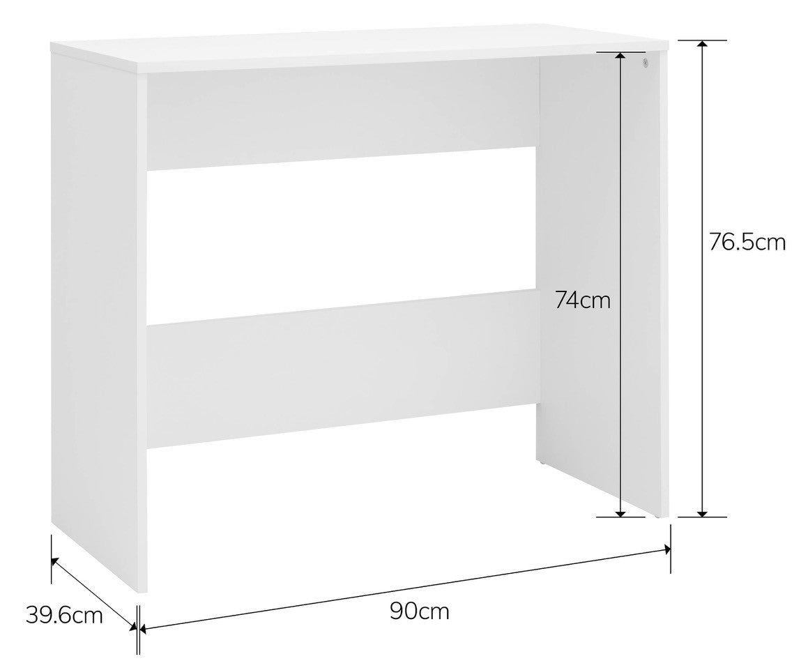 GFW Piro Home Office Desk - Grey 3